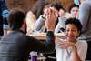 two people clapping