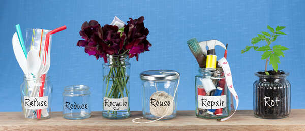 waste in glasses
