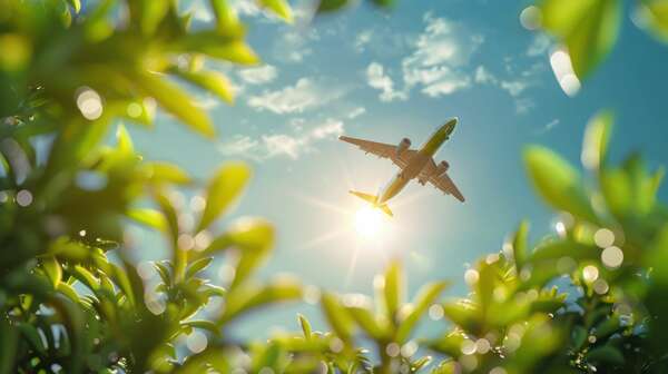 A green aviation initiative with presentations on sustainable practices and eco-friendly aircraft technologies.